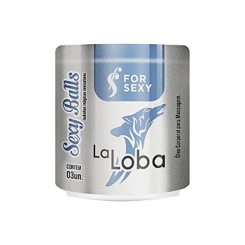 FORSEXY LA LOBA - BOLINHAS FUNCIONAIS - 3UN.