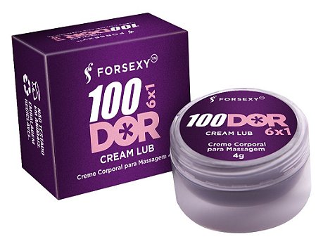 FORSEXY 100DOR - POMADA PARA SEXO ANAL SEM DOR - 4G