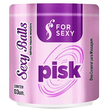 FORSEXY PISK - BOLINHAS FUNCIONAIS PARA SEXO ANAL - 3UN.