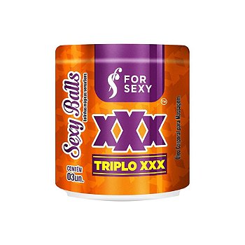 FORSEXY Triplo Xxx - BOLINHAS FUNCIONAIS - 3UN.