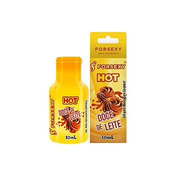 FORSEXY GEL HOT COMESTÍVEL - DOCE DE LEITE - 30ML