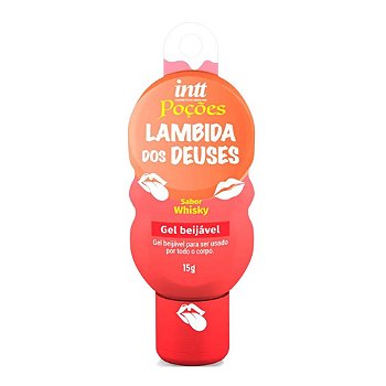 INTT POÇÕES - LAMBIDA DOS DEUSES - GEL PARA SEXO ORAL SABOR WHISKY - 15GR
