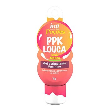 INTT POÇÕES - PPK LOUCA - EXCITANTE FEMININO SABOR MENTA - 15GR