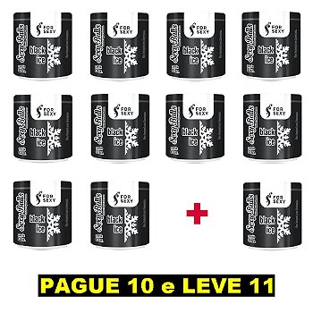 FORSEXY BLACK ICE - BOLINHAS COMESTÍVEIS - 3UN - KIT COM 11 UNIDADES