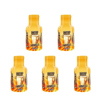 FORSEXY GEL HOT COMESTÍVEL - AMARULA - 30ML - KIT COM 05 UNIDADES