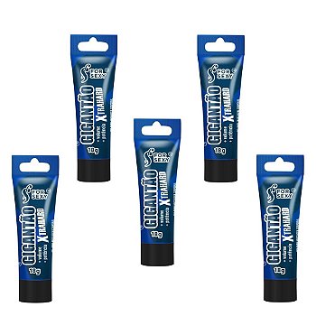 FORSEXY GIGANTÃO EXTRA HARD - GEL EXCITANTE MASCULINO - MAIS VOLUME E MAIS POTÊNCIA - 18G - KIT COM 05 UNIDADES