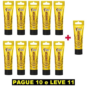 FORSEXY LABAREDA - EFEITO QUENTE E AUMENTO DA SENSIBILIDADE - 18G - KIT COM 11 UNIDADES