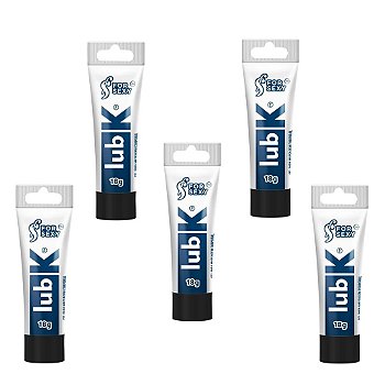 FORSEXY LUB K - GEL LUBRIFICANTE - NEUTRO - 18G - KIT COM 05 UNIDADES