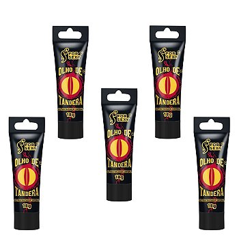 FORSEXY OLHO DE TANDERA - GEL EXCITANTE ANAL 3 EM 1 (ESQUENTA, EXCITA E PULSA) - 18G - KIT COM 05 UNIDADES