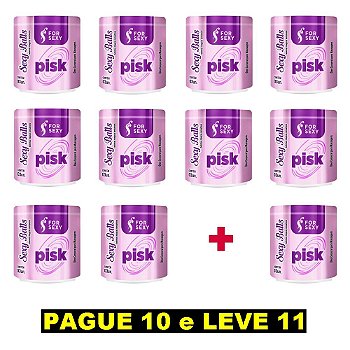 FORSEXY PISK - BOLINHAS FUNCIONAIS PARA SEXO ANAL - 3UN - KIT COM 11 UNIDADES