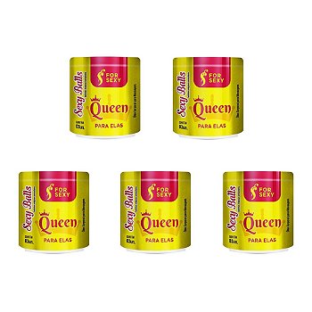 FORSEXY QUEEN - BOLINHAS FUNCIONAIS - 3UN - KIT COM 05 UNIDADES