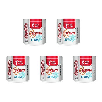 FORSEXY SKENTA SFRIA - BOLINHAS FUNCIONAIS - 3UN - KIT COM 05 UNIDADES