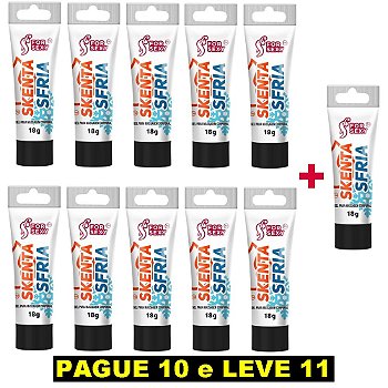 FORSEXY SKENTA SFRIA - GEL EXCITANTE - 18G - KIT COM 11 UNIDADES