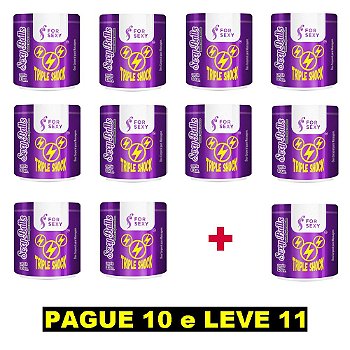 FORSEXY TRIPLE SHOCK - BOLINHAS FUNCIONAIS ELETRIZANTES - 3UN - KIT COM 11 UNIDADES