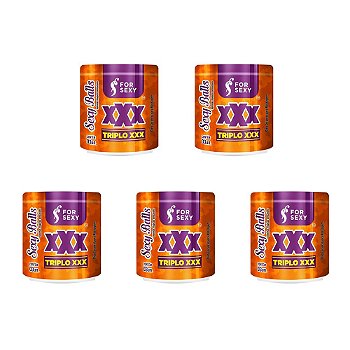 FORSEXY TRIPLO X - BOLINHAS FUNCIONAIS - 3UN - KIT COM 05 UNIDADES