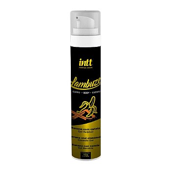 INTT LAMBUZE AIRLESS - GEL PARA SEXO ORAL SABOR BANANA COM CANELA - 50GR