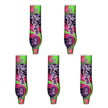 FORSEXY JELLY PEN - CANETA COMESTÍVEL - SABOR UVA - 35ML - KIT COM 05 UNIDADES