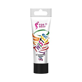 FORSEXY TWISTER - EXCITANTE UNISSEX - ESQUENTA, ESFRIA, VIBRA E PULSA - 18GR
