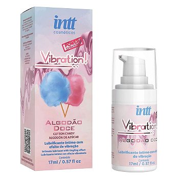 INTT VIBRATION POWER ALGODÃO DOCE - GEL VIBRADOR LÍQUIDO SABOR ALGODÃO DOCE