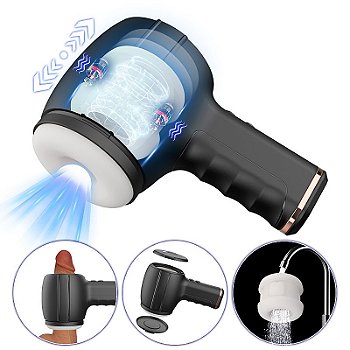 Hammer Thrusting - Masturbador recarregável em formato de martelo com movimento vai e vem