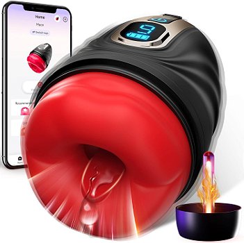 SYDOWARDAL Male Masturbator - Masturbador com sistema de sucção, aquecimento e controle por APP
