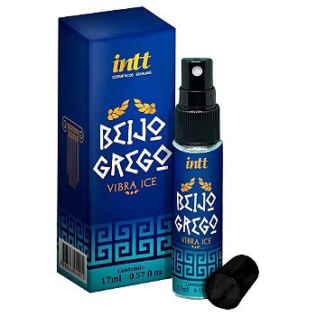 INTT BEIJO GREGO ICE - GEL VIBRANTE PARA SEXO ORAL ANAL REFRESCANTE