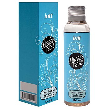 INTT ATRAÇÃO FATAL - ÓLEO CORPORAL TANTRA - fragrância algodão doce - 120ML