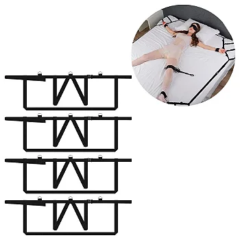 Kit bondage fetiche para cama com 10 peças