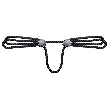 Algemas corda sado bondage - cor preta