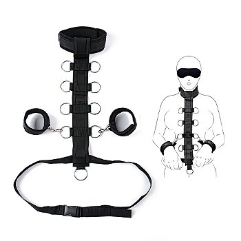 Kit sado bondage de restrição para costas