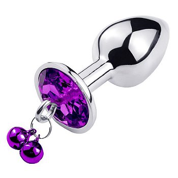 PLUG ANAL DE AÇO INOX COM SINO - TAMANHO G