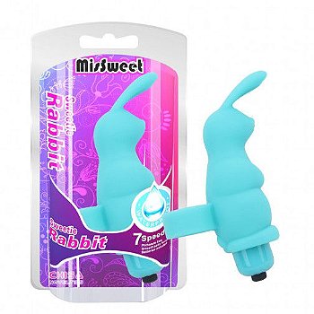 CHISA SWEET RABBIT - DEDEIRA ESTIMULADORA DE PONTO G E CLITÓRIS  COM 7 MODOS DE VIBRAÇÃO
