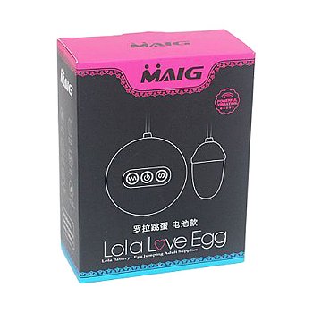 LOLA LOVE EGG MAIG - BULLET VIBRADOR COM CORDÃO DE SEGURANÇA -  POSSUI 16 MODOS DE VIBRAÇÃO E 4 VELOCIDADES
