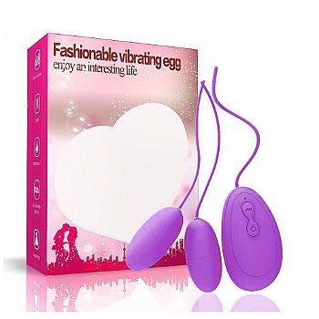 GREEN BABY - VIBRADOR EM FORMATO DE CÁPSULA DUPLA - BULLET COM 20 MODOS DE VIBRAÇÃO - COR ROXO