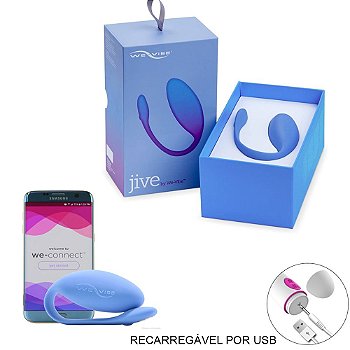 We-Vibe Jive — Vibrador de Ponto G Recarregável com Controle por Aplicativo | 10 Modos de Vibração