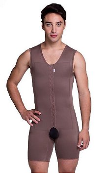 Macacão Pós-Cirúrgico Masculino Premium Perna Curta Biobela 16321