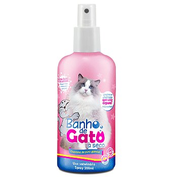 Banho de Gato a Seco 200 ml - Cheirinho de Puro Glamour