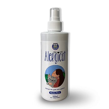 Alergicat 250ml - Banho seco que previne a alergia aos pelos de gato