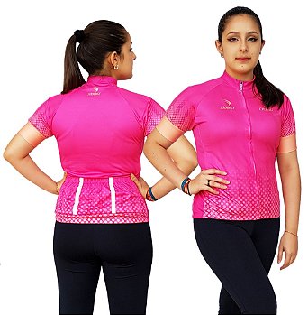 CAMISA CICLISMO FEMININA SÓDBIKE, PROTEÇÃO SOLAR 20, ZIPER FULL