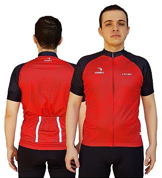 CAMISA CICLISMO MASCULINA SÓDBIKE, PROTEÇÃO SOLAR 20, ZIPER FULL