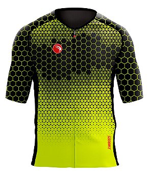 CAMISA CICLISMO UNISSEX ELITE SÓDBIKE, PROTEÇÃO SOLAR 50, ZIPER FULL