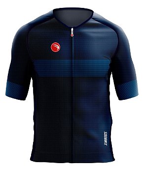CAMISA CICLISMO UNISSEX PREMIUM SÓDBIKE, PROTEÇÃO SOLAR 50, ZIPER FULL