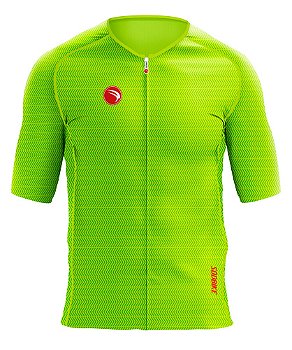 CAMISA CICLISMO UNISSEX PREMIUM SÓDBIKE, PROTEÇÃO SOLAR 50, ZIPER FULL