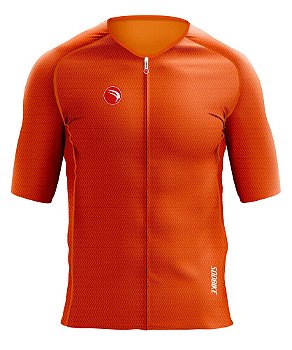 CAMISA CICLISMO UNISSEX PREMIUM SÓDBIKE, PROTEÇÃO SOLAR 50, ZIPER FULL