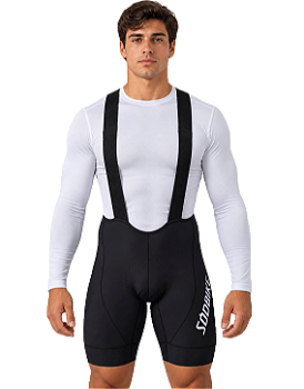 BRETELLE MASCULINO CICLISMO ELITE SÓDBIKE, FORRO GEL E ESPUMA MISTO