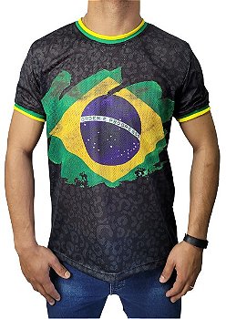 CAMISETA INFANTIL BRASIL DRY CASUAL