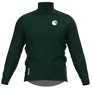 CORTA VENTO CICLISMO MASCULINO SÓDBIKE, 3 BOLSOS, ZIPER FULL, VERDE BANDEIRA