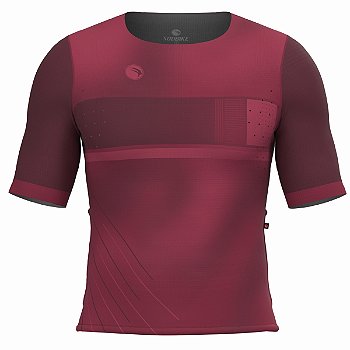 CAMISA CICLISMO UNISSEX BASIC SÓDBIKE, SEM ZIPER , CORTE LASER, VINHO