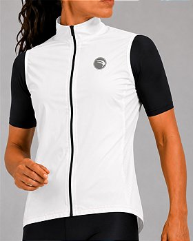 COLETE CORTA VENTO CICLISMO SÓDBIKE, 3 BOLSOS, ZIPER FULL - FEMININO