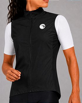 COLETE CORTA VENTO CICLISMO SÓDBIKE, 3 BOLSOS, ZIPER FULL - FEMININO